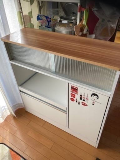 折り畳み式キッチンカウンター