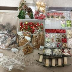 クリスマス　制作用グッズ　工作　手芸　まつぼっくり　オーナメント