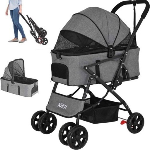 ❤️安心安全❤️ ペットカート 犬 バギー ペットキャリーカート ワンタッチ 防水