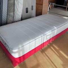 赤　シングルベッド　マットレス付き　ニトリ　Nスリープ C-1S