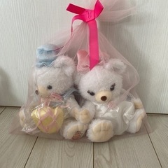 ディズニー　ウェディングドール　ウェルカムベア　ぬいぐるみ　結婚式
