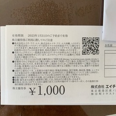 エイチ・アイ・エス 株主優待の画像