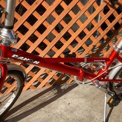 【愛品倶楽部柏店】DAHON ダホン Impulse インパルス 2004年モデル ２０インチ ７段ギア 折りたたみ自転車 赤の画像