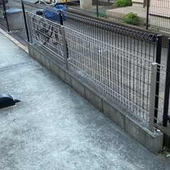 外構フェンス　4m分の画像