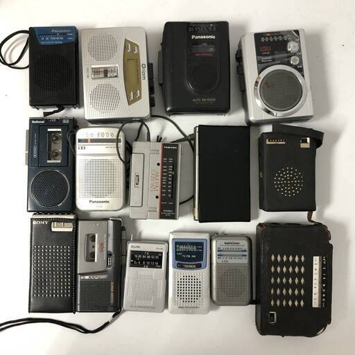 〇FI15/29　昭和レトロ ポータブルラジオ まとめて15点 ポケットラジオ コンパクトラジオ Panasonic オーム電機 TOSHIBA 東芝 SONI ソニー