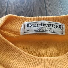 [本物鑑定済み] BURBERRY(burberrys) バーバリー トレーナー 未使用？の画像