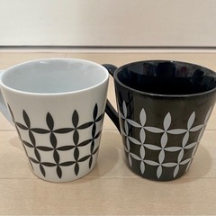 白黒ペアマグカップ