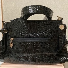 黒　ハンドバッグの画像