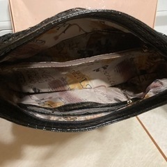 黒　ハンドバッグの画像