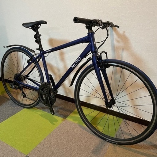 中古クロスバイク身長160-175cm NESTO Vacanze ブルー