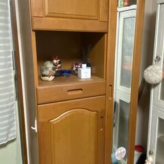 シューズラック　下駄箱　収納、姿見つき