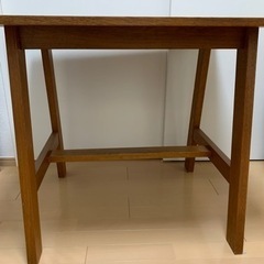 【差し上げます】unicoの2Pテーブル？デスク？の画像
