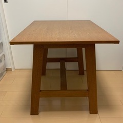 【差し上げます】unicoの2Pテーブル？デスク？の画像