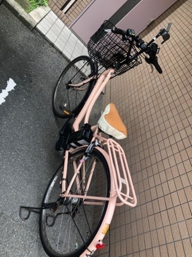 可愛いピンクのアシスト自転車♡値下げ中