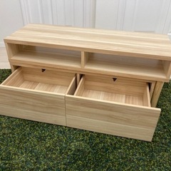 【お譲り先決定済み】テレビ台　引き出し付き　ローボード　enkelの画像