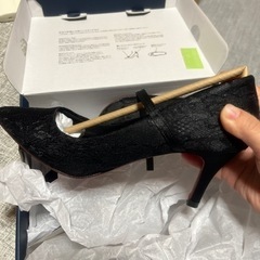 レース柄ヒール👠 新品✨の画像