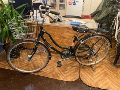 【LEDオートライト】26インチ　6段　自転車