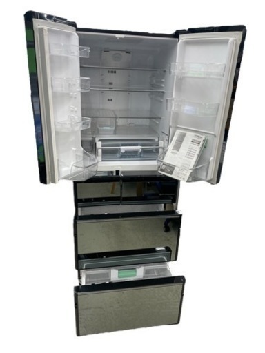 【受付終了です】GM628【クリーニング済】近隣配達可能♪ 6か月保証 日立 505L R-X5200F(X) タッチオープン タッチパネル