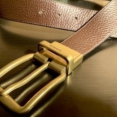 COACH コーチ　ベルト　リバーシブル　美品　革　皮　メンズ　ファッションの画像