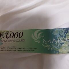 MAJUN GIFT CARD 3000円最終値下げ