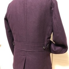 値下げ　ピーコート HERE’S メンズコート ワインレッド 使用僅か 美品 オシャレの画像