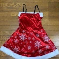 クリスマス衣装　クレアーズ サンタ140 サンタワンピース　小柄な女性もの画像