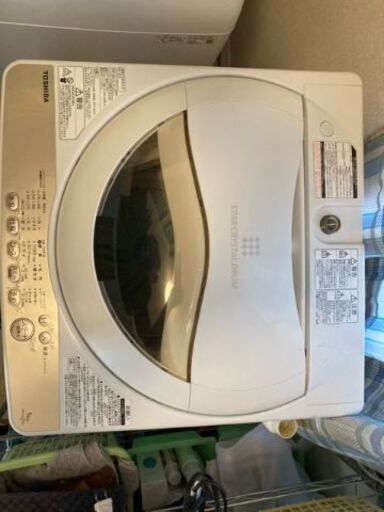 東芝　洗濯機　5kg　AW-5G3　2016年製ホワイト　一人暮らし　単身赴任に