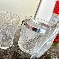 アイスペール×アイストング×グラス6個の画像