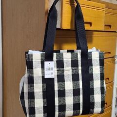 新品！kate spade NEW YORK ケイトスペード プレンティ トート バッグ トートバッグ チェックの画像