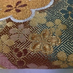 中古美品　振袖用　正絹　六通柄　袋帯　001の画像
