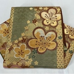 中古美品　振袖用　正絹　六通柄　袋帯　001の画像