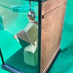 【差し上げます】博多人形　黒田武士　陶器　ケースの画像