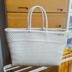 DIANA ダイアナ ハンドバッグ トートバッグ かごバッグ バッグ ホワイトの画像