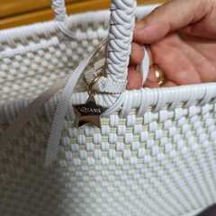 DIANA ダイアナ ハンドバッグ トートバッグ かごバッグ バッグ ホワイトの画像