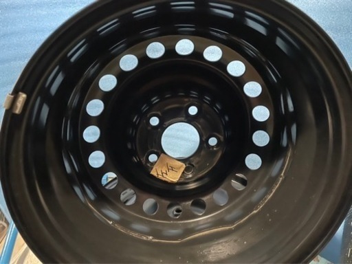 日産リーフ純正　16インチスチールホイール　4本セット傷サビあり