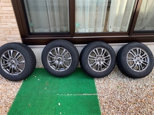 新規購入〜ワンシーズン使用　195/65R15 91Q　スタッドレス？　ホイールタイヤセット