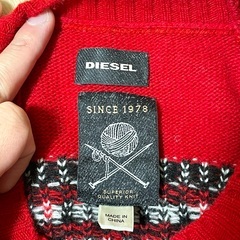 【クリスマスにおすすめ】DIESEL ディーゼル ニットセーターの画像