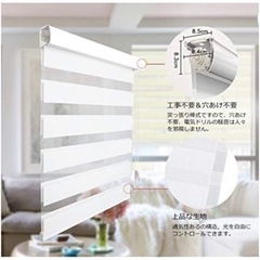 調光　ロールカーテン　白の画像