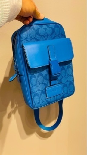 coach シグネチャー柄　セカンドバック