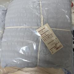 無印良品　ボックスシーツと掛ふとんカバーのセットの画像