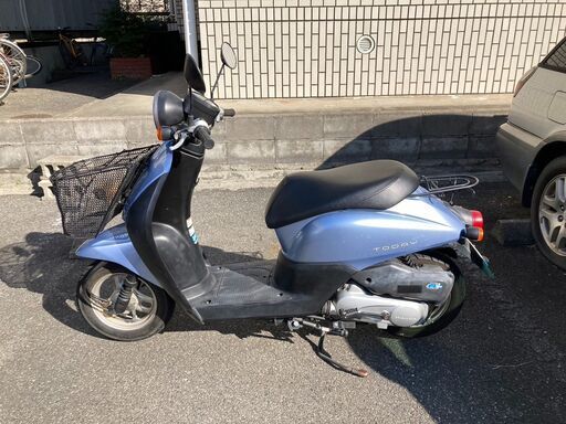 走行距離少な目4800km☆ホンダトゥデイ50TODAY☆インジェクション車（AF67）/原付/自賠責保険あり‼️