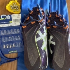 asics 陸上競技　スパイク　25cm  箱ありの画像