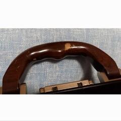 【半額以下】ダレスバッグ 日本製 木製ハンドルの画像