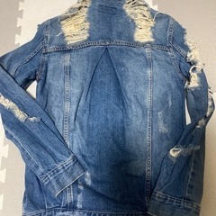 SLY✨完売人気✨ハイダメージデニムジャケット✨Gジャン✨の画像
