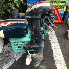 廃棄処分済み　ジャンク　船外機　２台