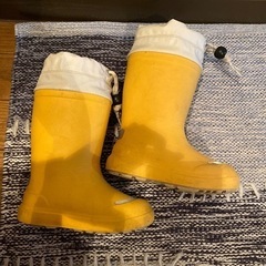 無印　長靴　レインブーツの画像