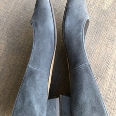 DIANA スエード パンプス　グレー　24cmの画像