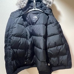新品未使用The North Face ノースフェイス ビックロゴ ゴッサム ダウンパーカー ダウンジャケット BLACK US-XLの画像