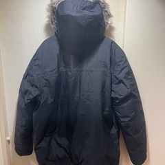 新品未使用The North Face ノースフェイス ビックロゴ ゴッサム ダウンパーカー ダウンジャケット BLACK US-XLの画像