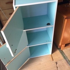 3段カラーボックスのマグネット2個